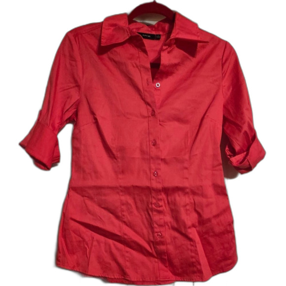 Apt. 9 Bold Red Shirt - Picture 1 of 3